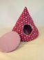 Preview: Kuscheltipi lila Blümchen 4