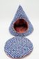 Preview: Kuscheltipi Retroblüten Blau 2