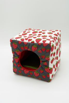 Kuschelwürfel "Erdbeere"