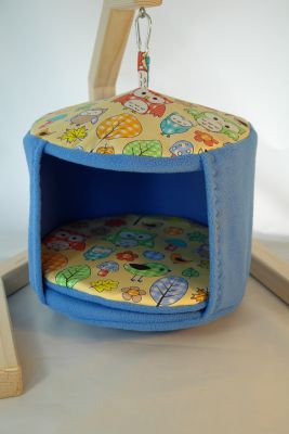 Schaukeltonne bunte Eulen 1