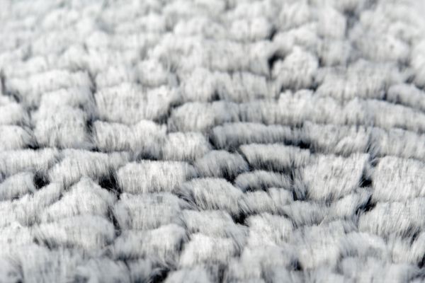 Flausch Hängematte Fell silber schwarz 2