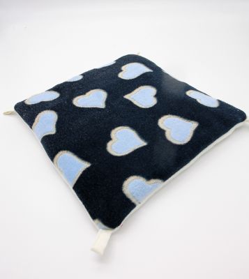 Flausch Hängematte Herzen blau 1