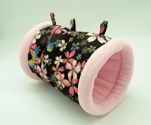 Kuschelrolle Japanische Blüte rosa 2