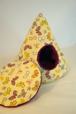 Kuschelsachen Kuscheltipi Schmetterling 2