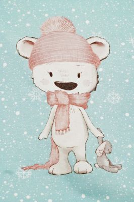 Preview: Urindichte Kuscheldecke Schneebärchen 2