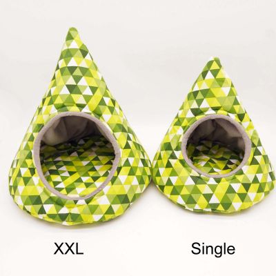 Kuscheltipi Triangel grün 4.1