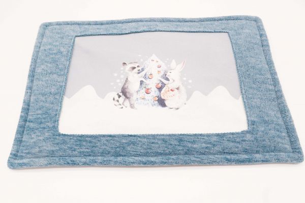 Urindichte Kuscheldecke Waschbär und Hase 1