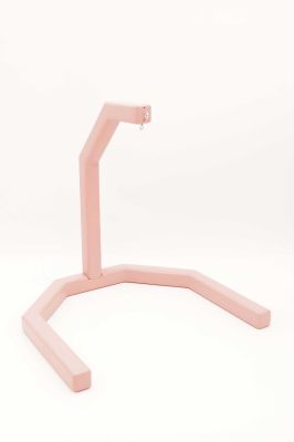 Holzgestell für Schaukeltonne - Rosa