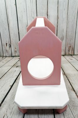 Kuschelrollengestell rosa-weiß 2
