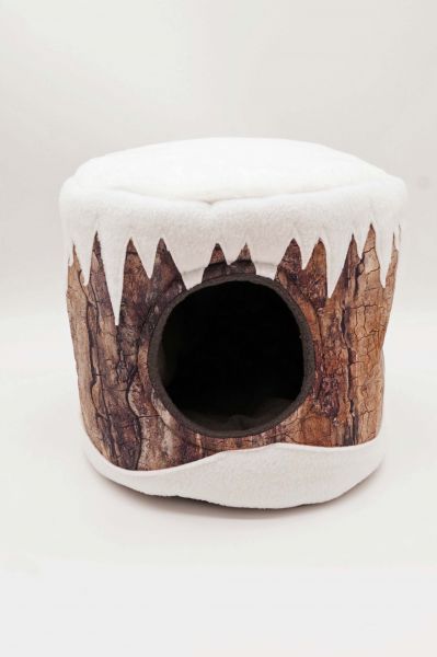 Kuschelbaumstamm Winter 1