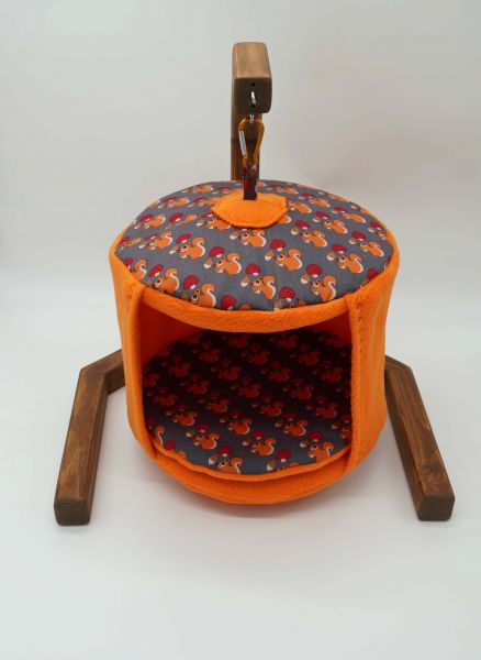 Schaukeltonne Eichhörnchen orange 3
