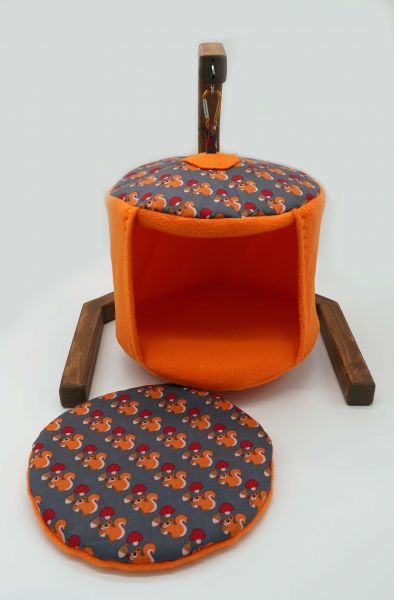Schaukeltonne  Eichhörnchen orange 4