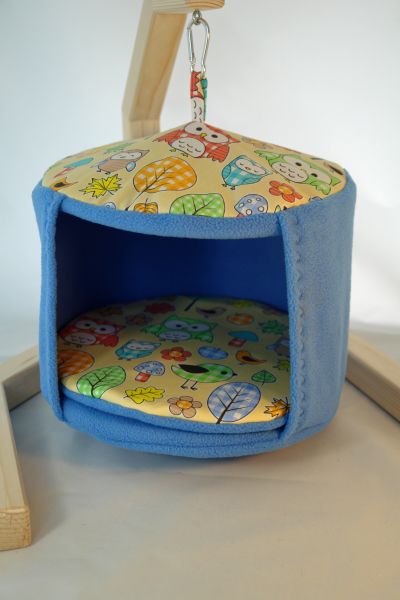 Schaukeltonne bunte Eulen 1