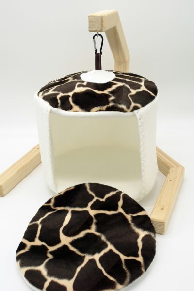 Schaukeltonne Fellimitat "Giraffe"