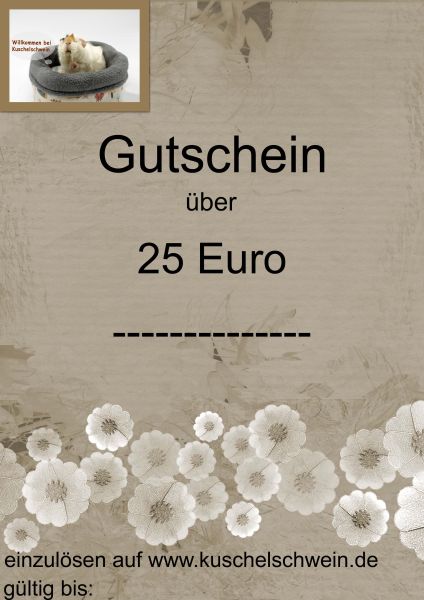 Gutschein 25 Euro