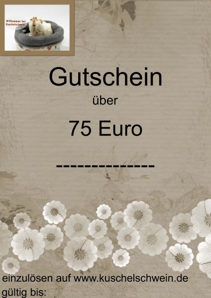 Gutschein 75 Euro