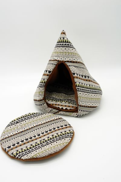 Indianertipi "Braun Schwarz"