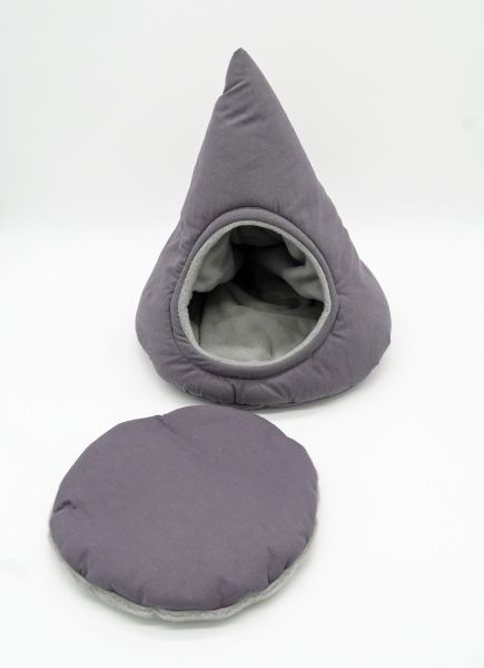 Kuscheltipi Uni Grau 3