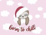 Urindichte Kuscheldecke Born to Chill rosa 1