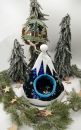 Kuscheltipi "Schneeflocken mit Wellnessfleece"